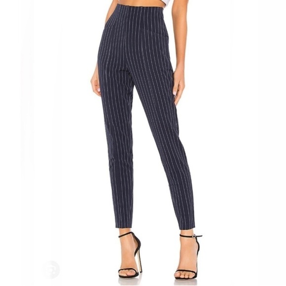 LPA Pants - LPA Revolve High Waist Legging in Navy Pinstripe size XS
